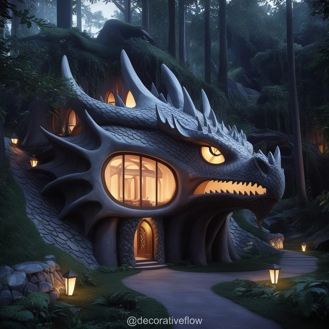 Dragon House Design: A Fusion of Tradition, Fantasy, and Functionality