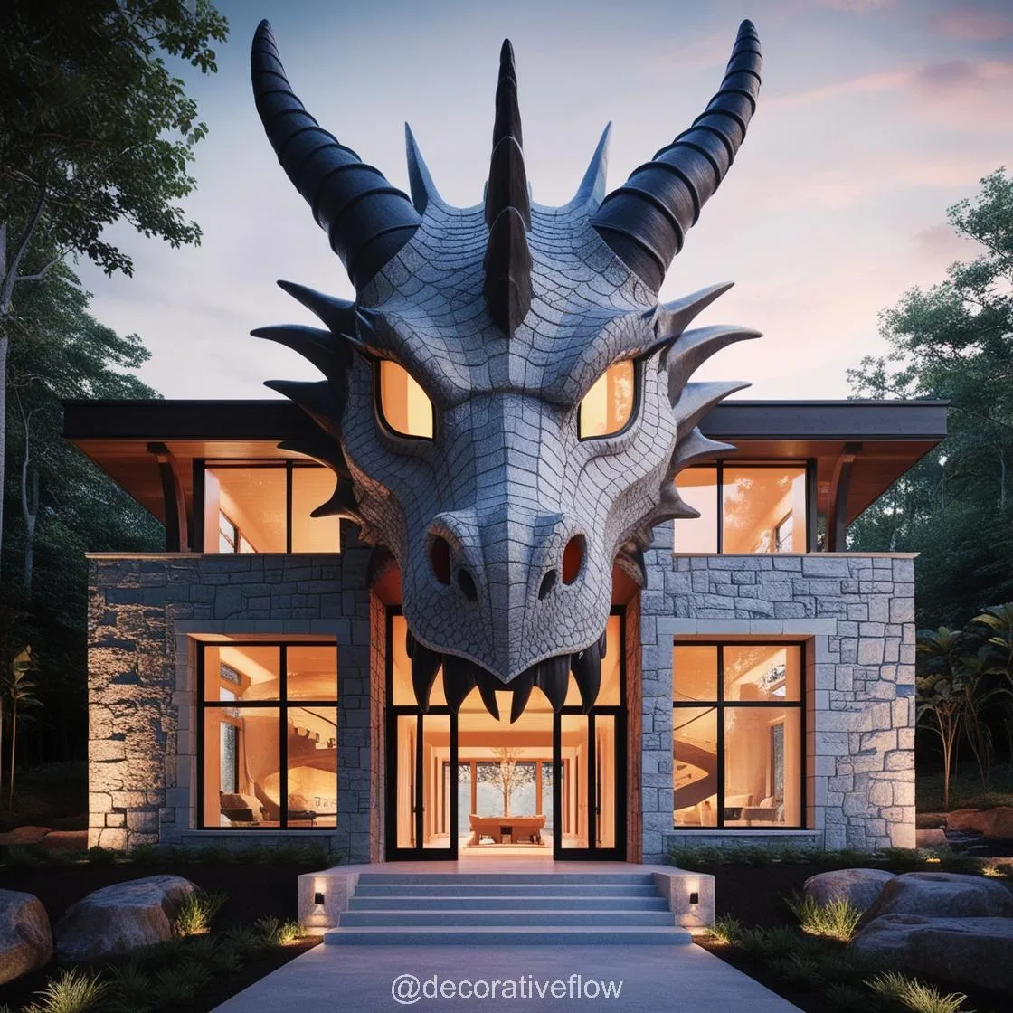 3. Decorative and Interior Design Elements in Dragon-Inspired Homes