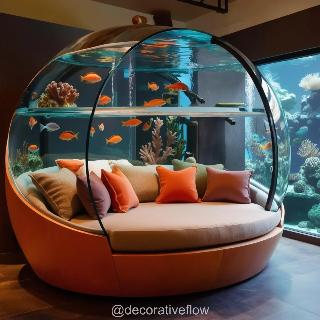 Dive into Comfort: Transform Your Space with the Unique Aquarium Lounger