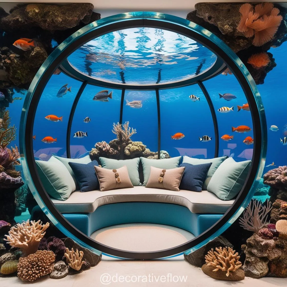 Dive into Comfort: Transform Your Space with the Unique Aquarium Lounger