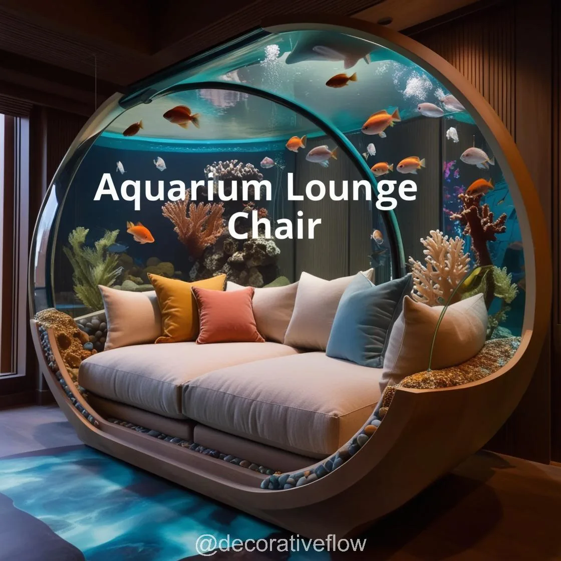 Dive into Comfort: Transform Your Space with the Unique Aquarium Lounger