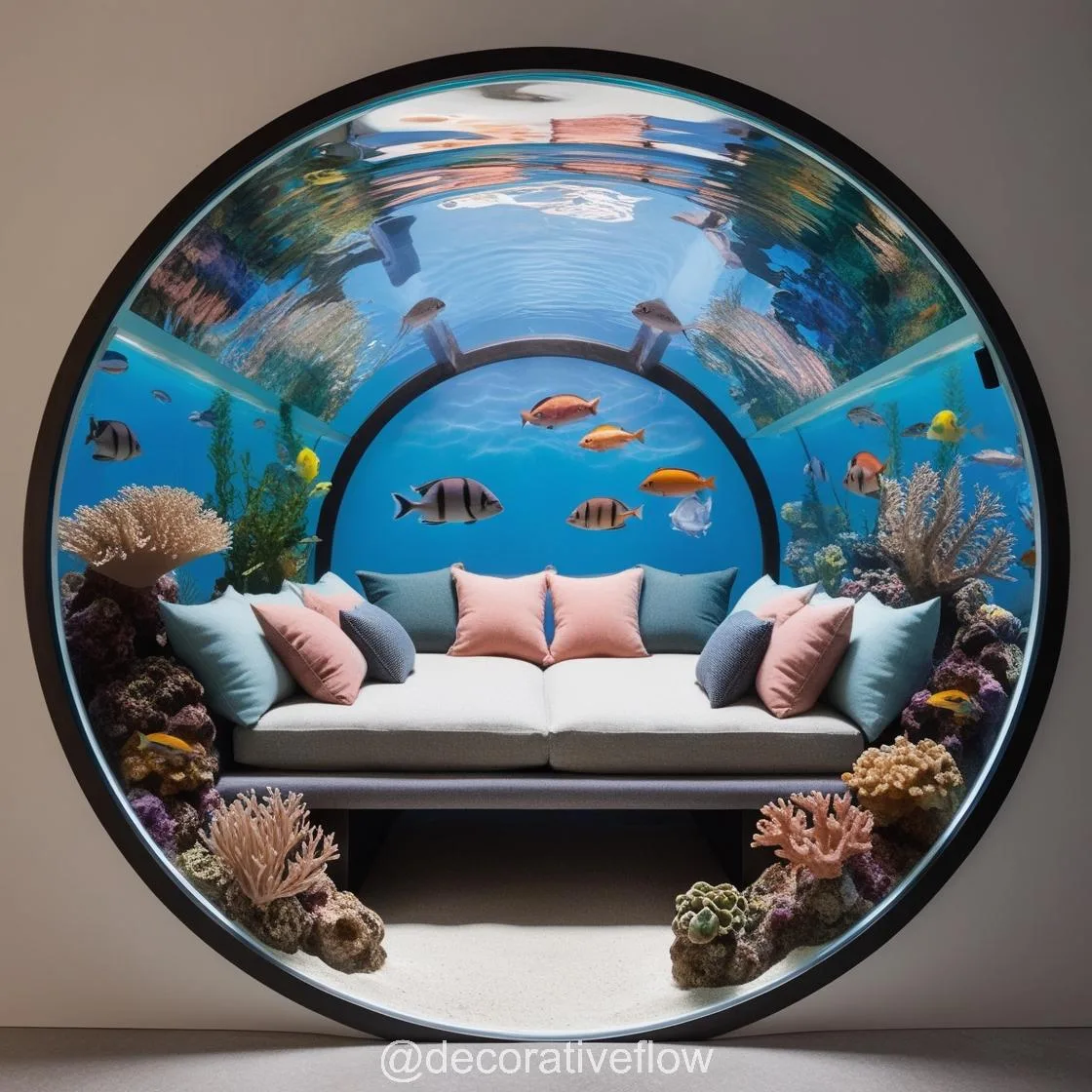 Dive into Comfort: Transform Your Space with the Unique Aquarium Lounger