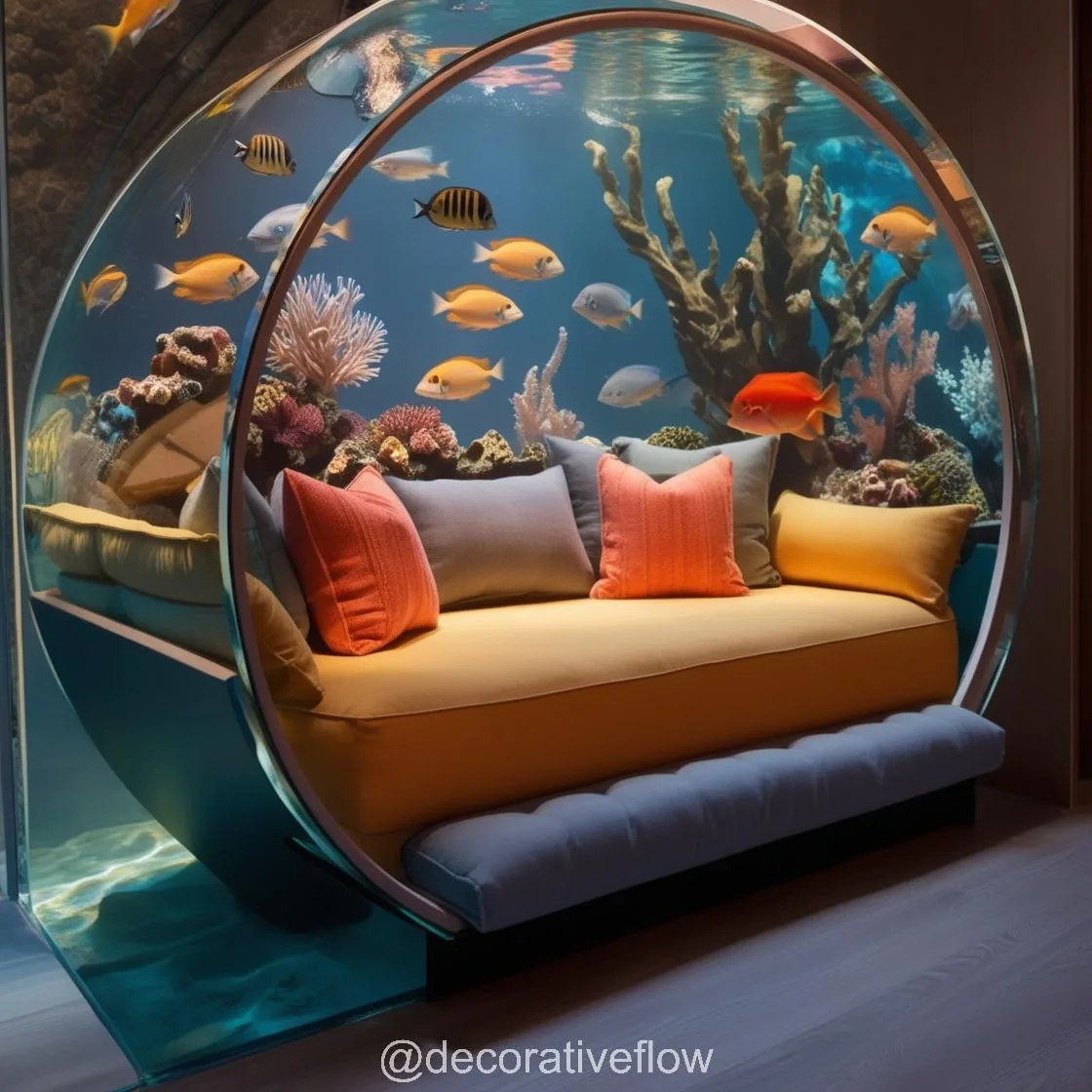 Dive into Comfort: Transform Your Space with the Unique Aquarium Lounger