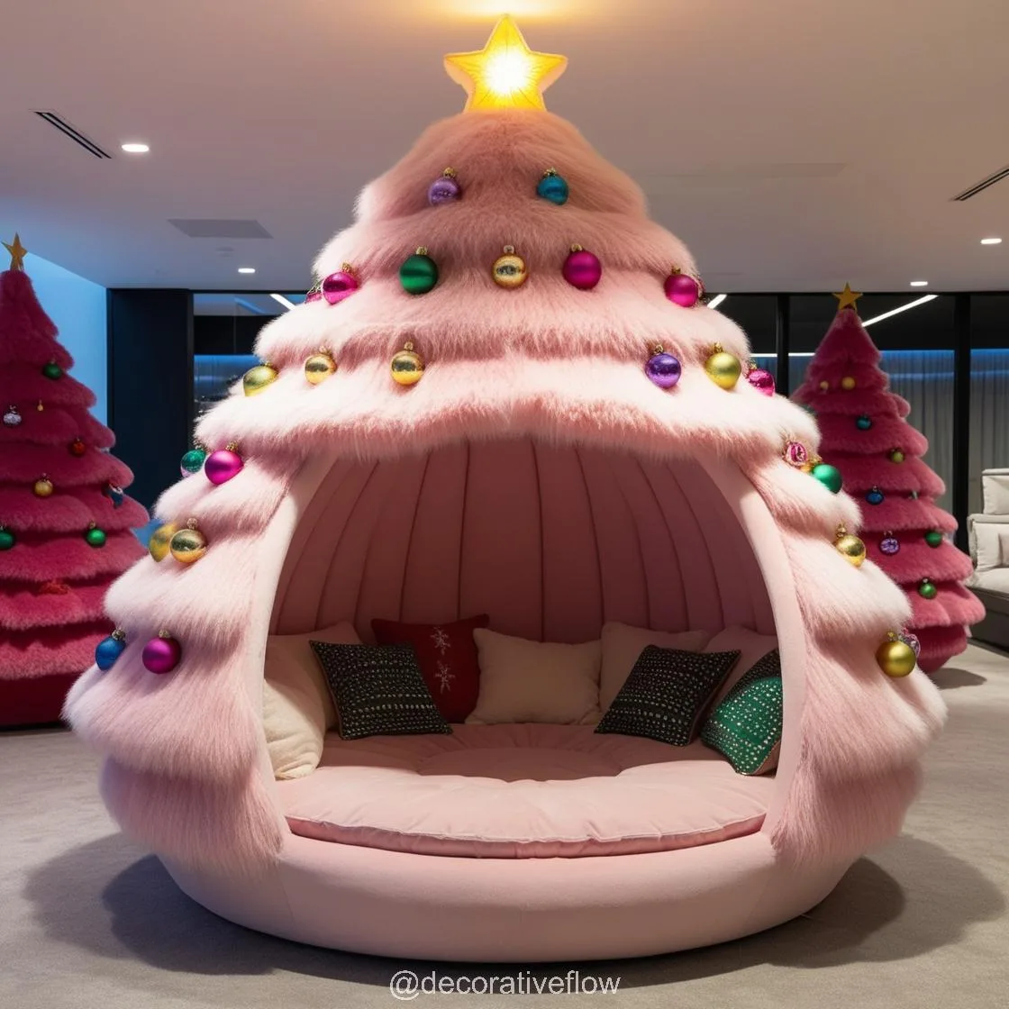 The Appeal of a Christmas Tree Lounging Den