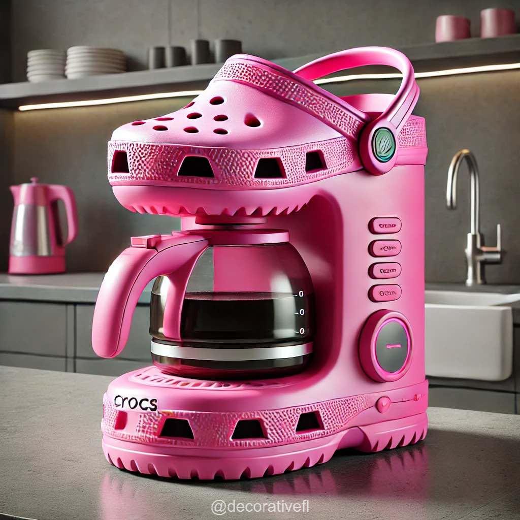 The Unlikely Pairing of Crocs and Coffee Makers