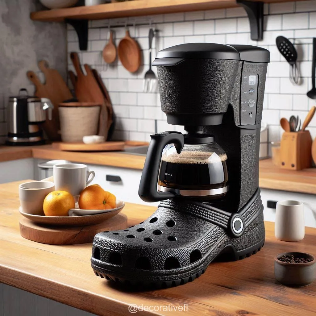 Crocs Inspired Coffee Makers - A Blend of Form and Function