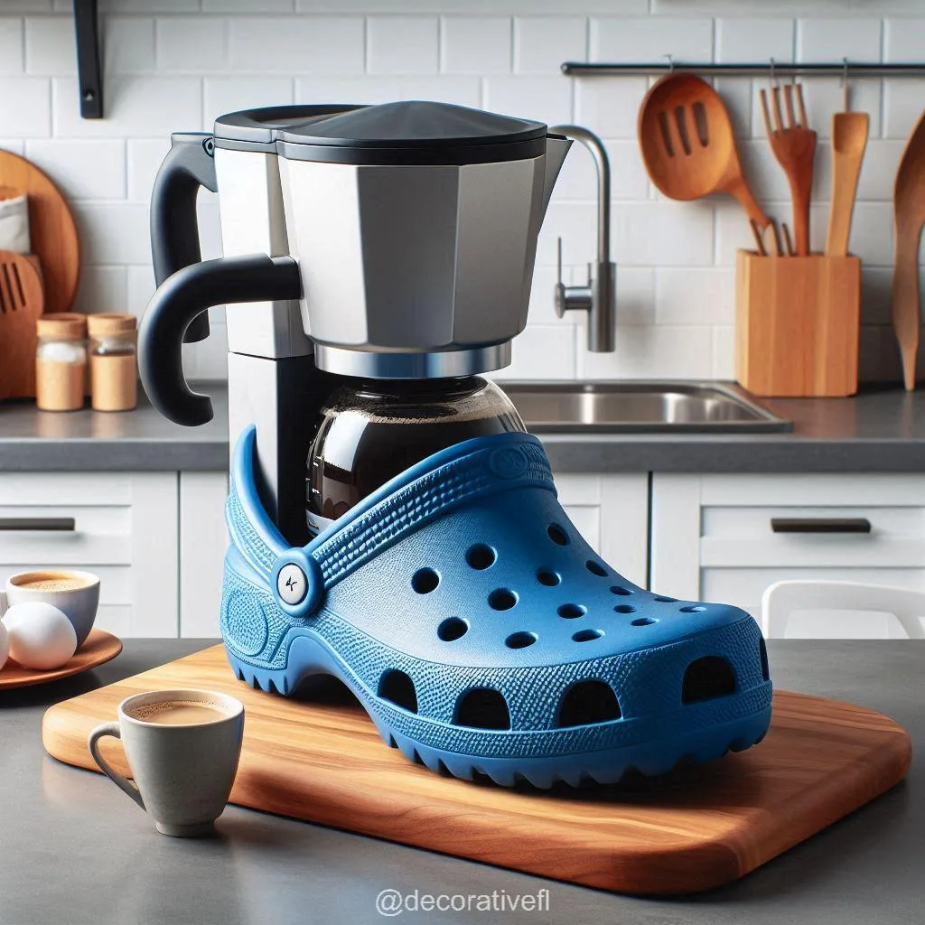 Crocs Inspired Coffee Makers - A Blend of Form and Function