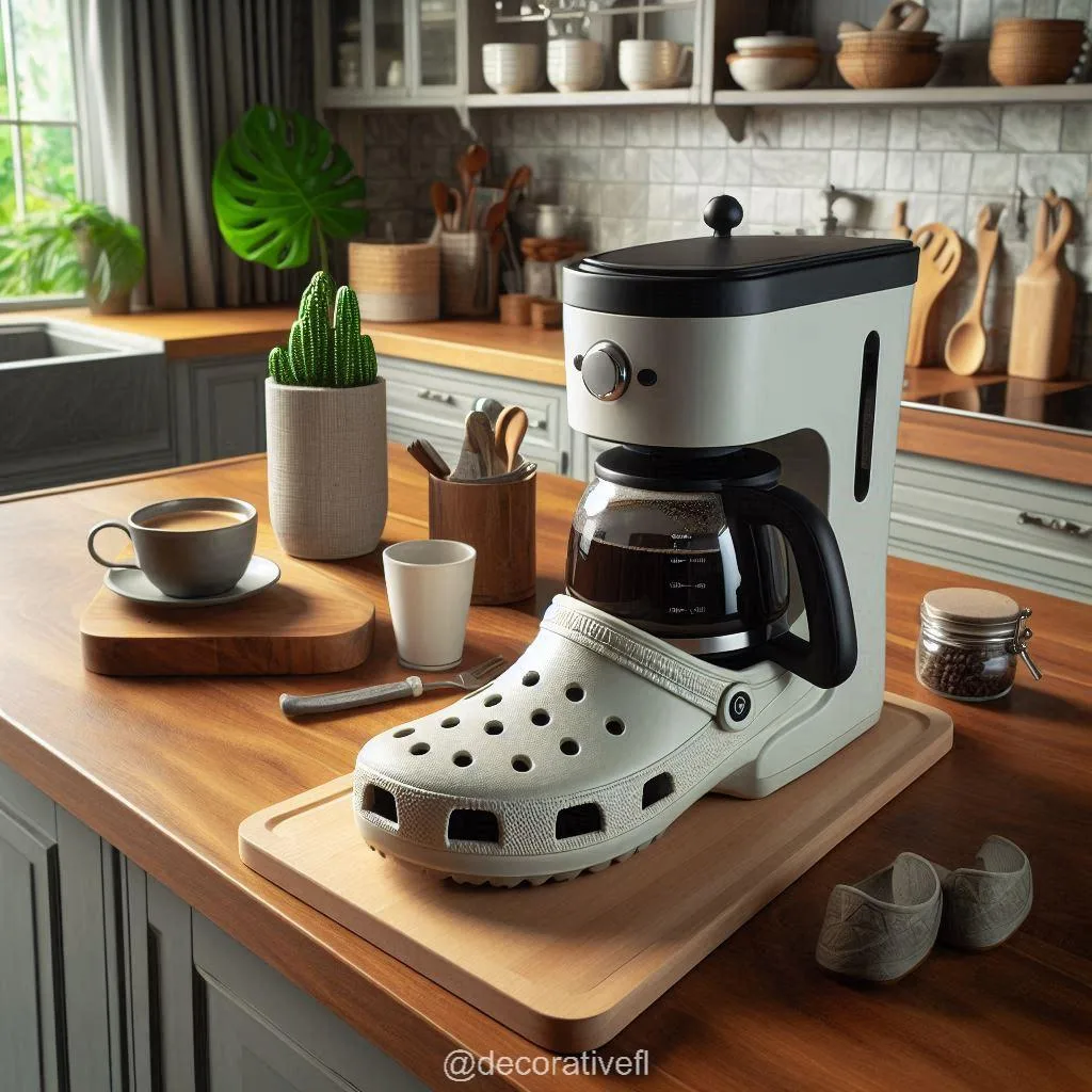 Crocs Inspired Coffee Makers - A Blend of Form and Function