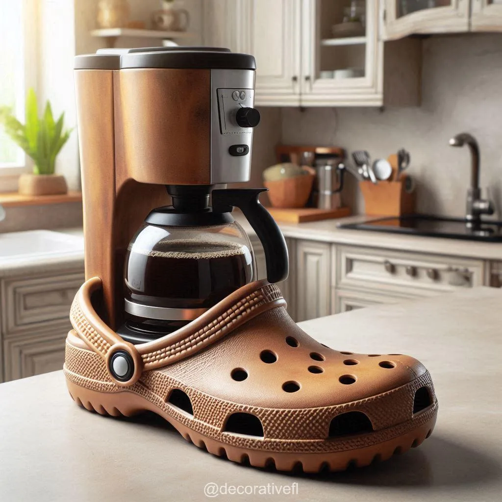 Crocs Inspired Coffee Makers - A Blend of Form and Function