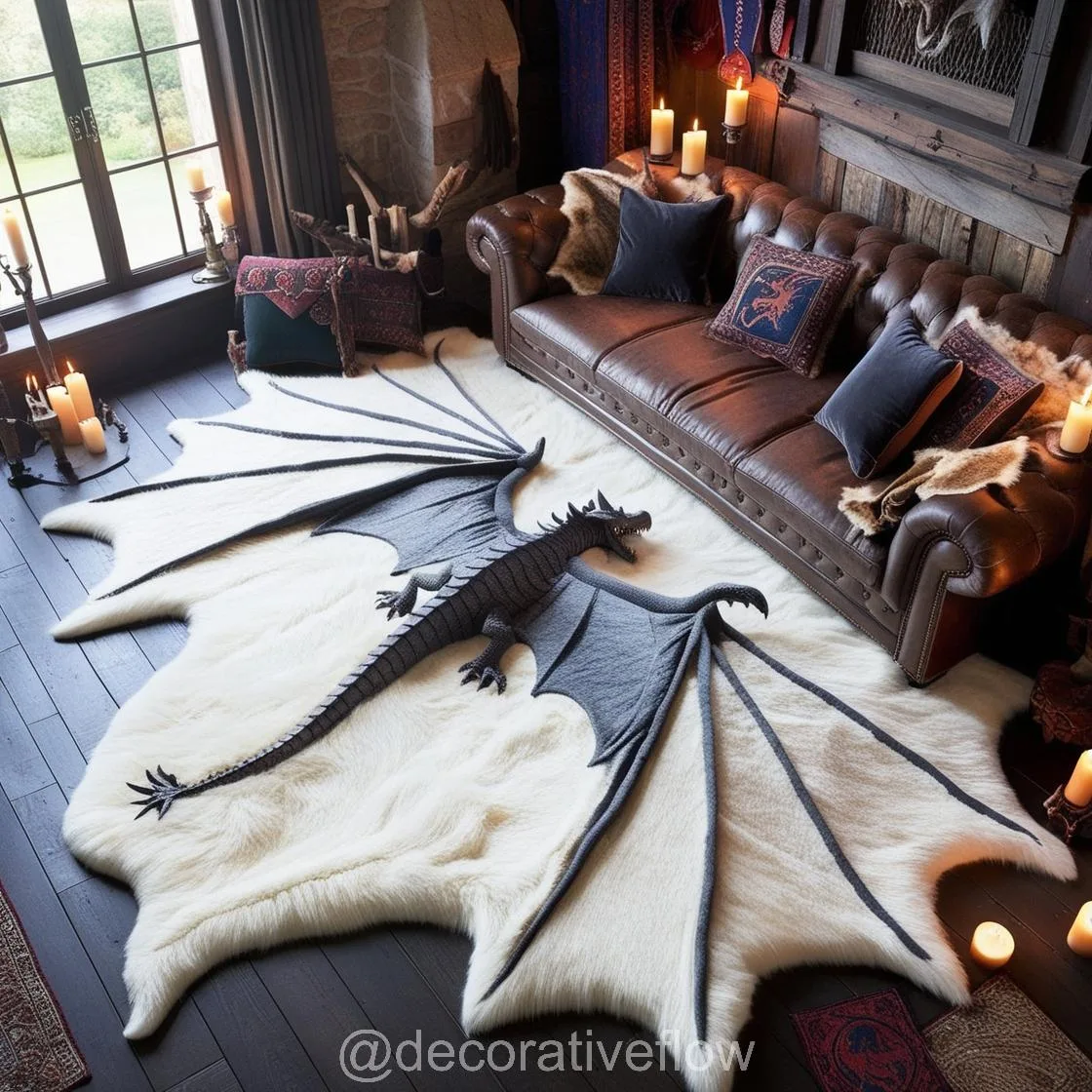 Transform Your Room with a Dragon Rug Large: Add Depth, Art, and Intrigue