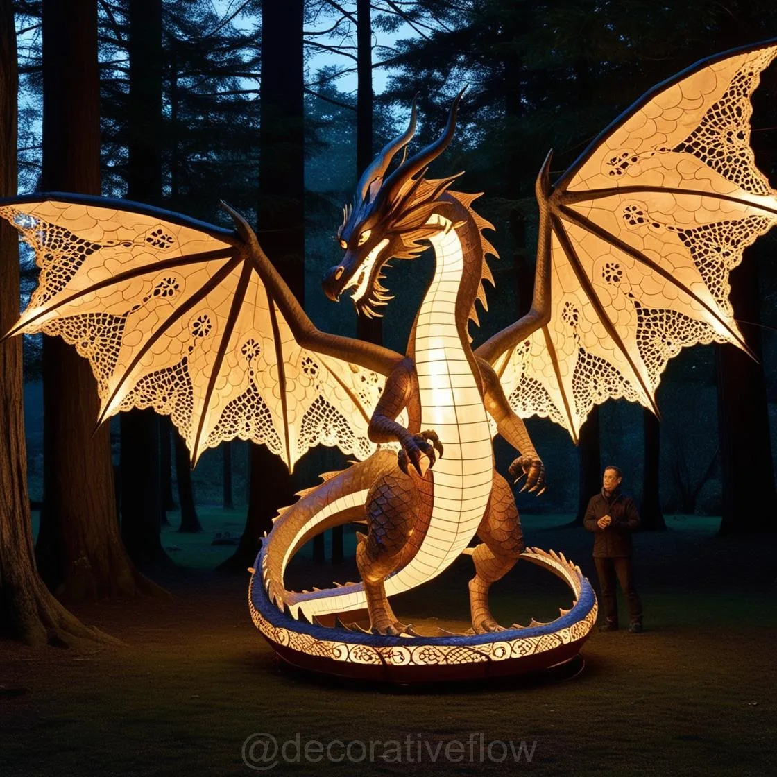 Dragon Wood Carved Lamps: Adding a Touch of Enchantment to Your Space