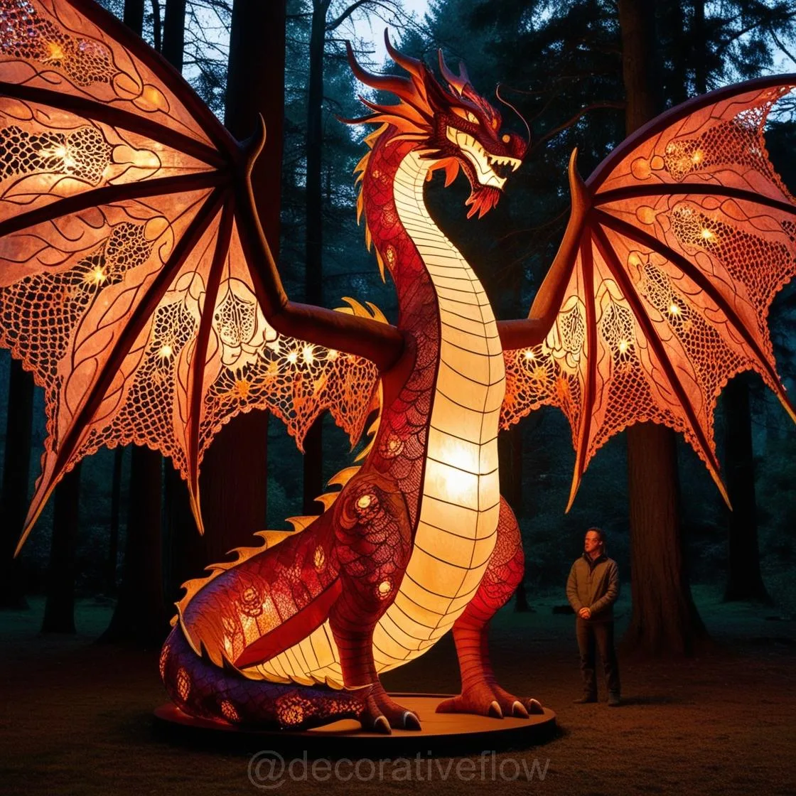 Dragon Wood Carved Lamps: Adding a Touch of Enchantment to Your Space