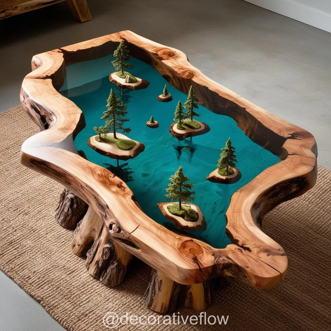 Transform Your Space with Epoxy Scene Coffee Tables: A Stunning Fusion of Art and Functionality