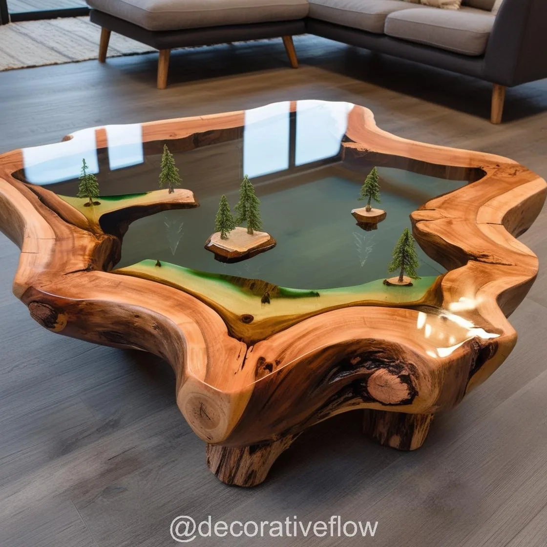 Transform Your Space with Epoxy Scene Coffee Tables: A Stunning Fusion of Art and Functionality