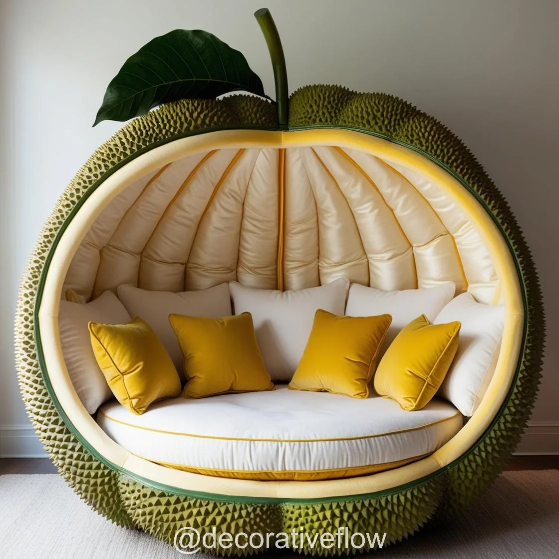 Title: Bring a Slice of Paradise to Your Backyard with Giant Fruit Lounging Pods