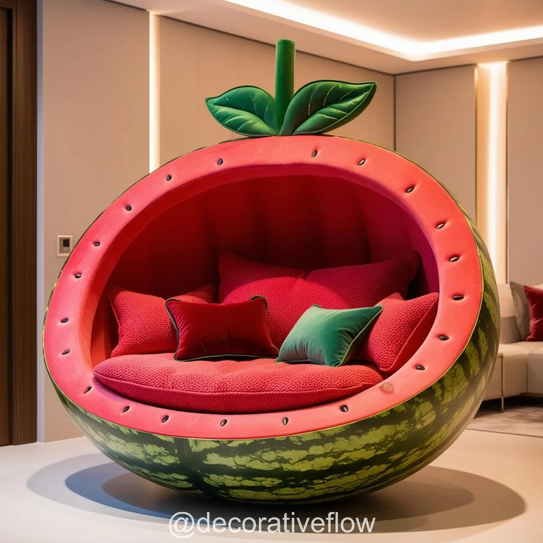 Title: Bring a Slice of Paradise to Your Backyard with Giant Fruit Lounging Pods