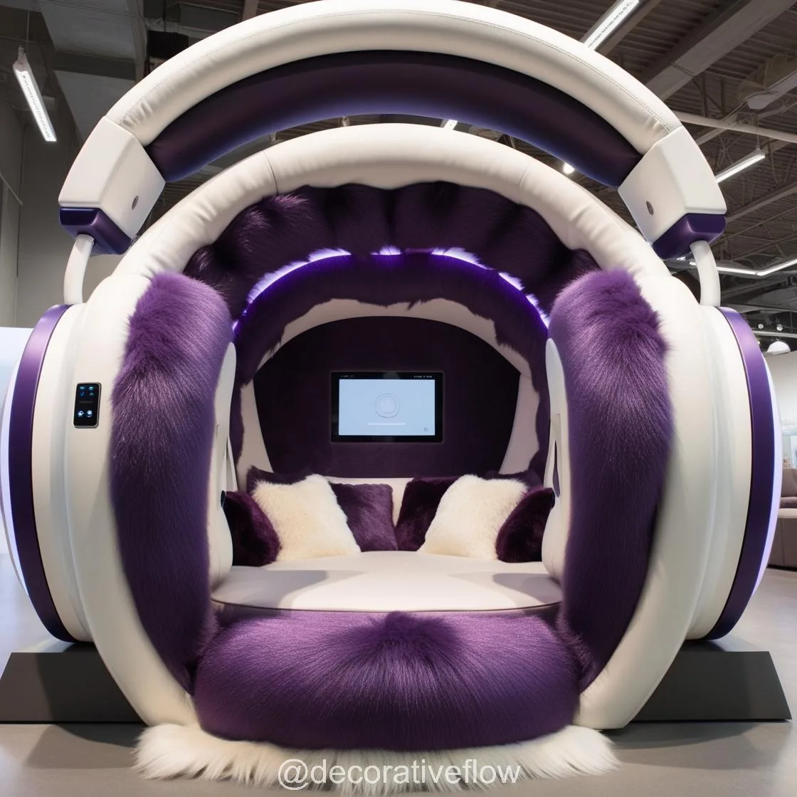 Headphone Lounging Pod: The Perfect Escape for Music Lovers and Relaxation Seekers