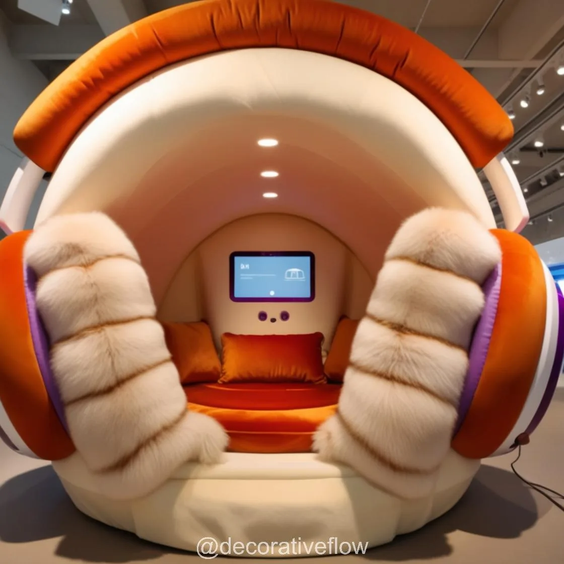 Headphone Lounging Pod: The Perfect Escape for Music Lovers and Relaxation Seekers