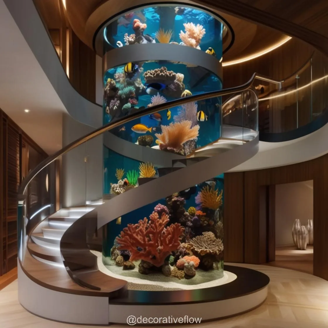 3. Key Design Elements of a Spiral Staircase Aquarium