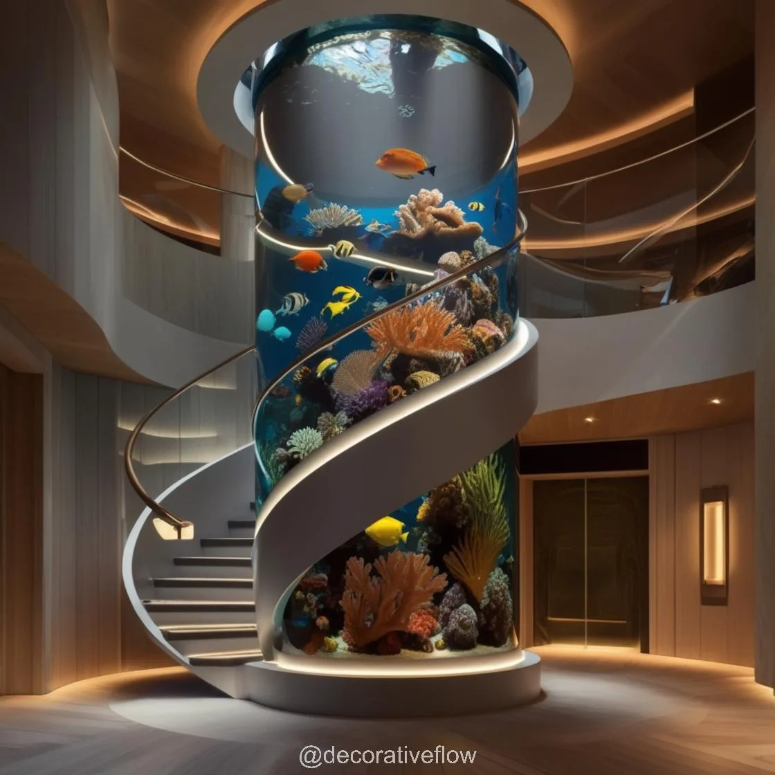 4. Installation Considerations for a Spiral Staircase Aquarium