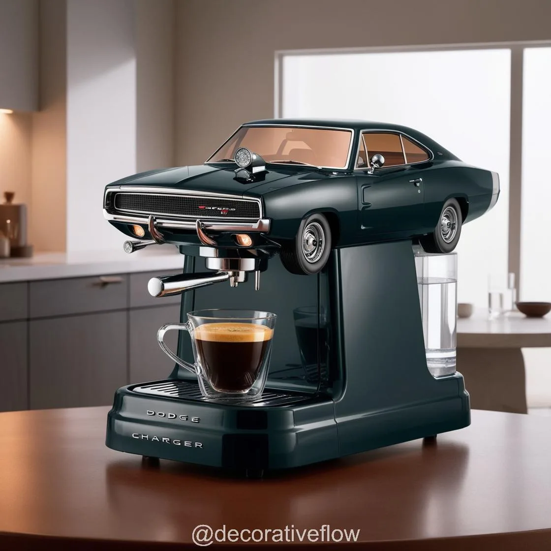 Brew in Style: Experience the Thrill of the Dodge Charger Inspired Coffee Maker