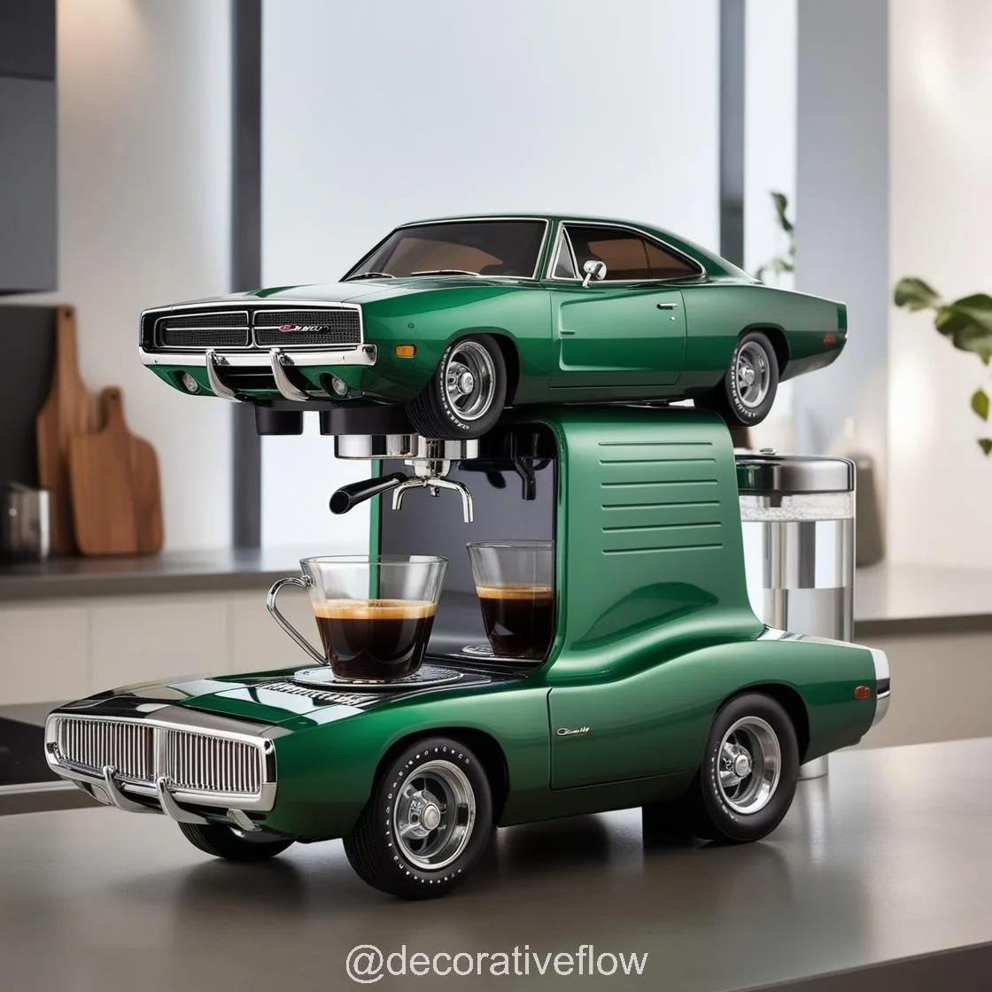 Brew in Style: Experience the Thrill of the Dodge Charger Inspired Coffee Maker