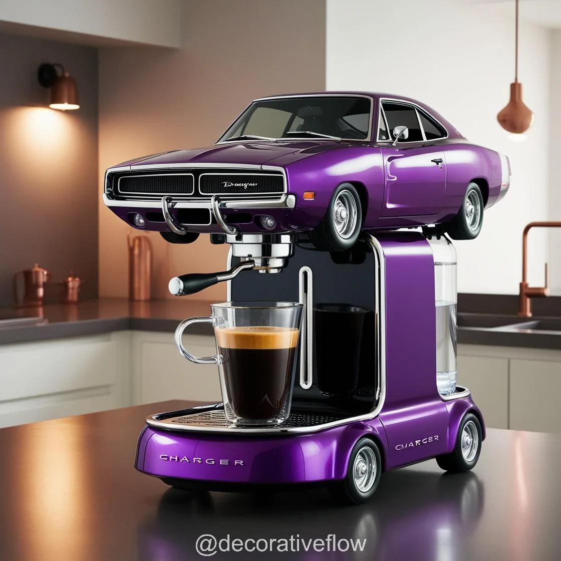 Brew in Style: Experience the Thrill of the Dodge Charger Inspired Coffee Maker