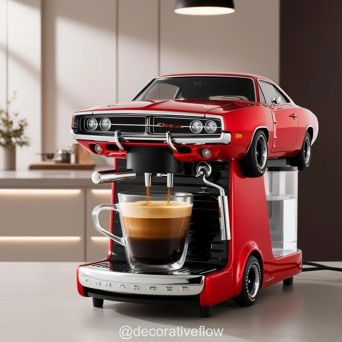 Brew in Style: Experience the Thrill of the Dodge Charger Inspired Coffee Maker