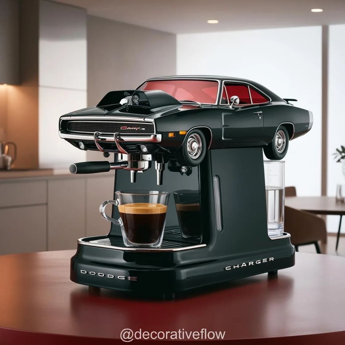 Brew in Style: Experience the Thrill of the Dodge Charger Inspired Coffee Maker