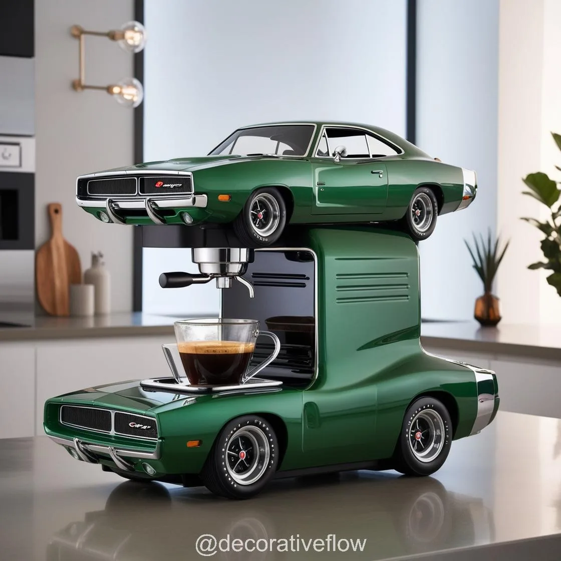 Brew in Style: Experience the Thrill of the Dodge Charger Inspired Coffee Maker