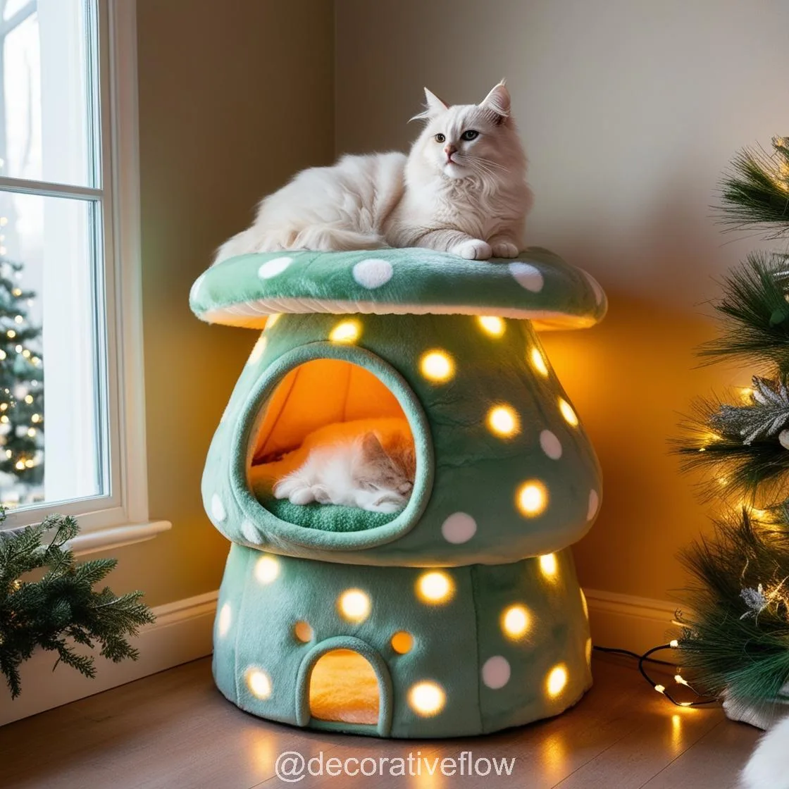 Mushroom Cat Tree: A Unique and Enchanting Haven for Your Feline Friend