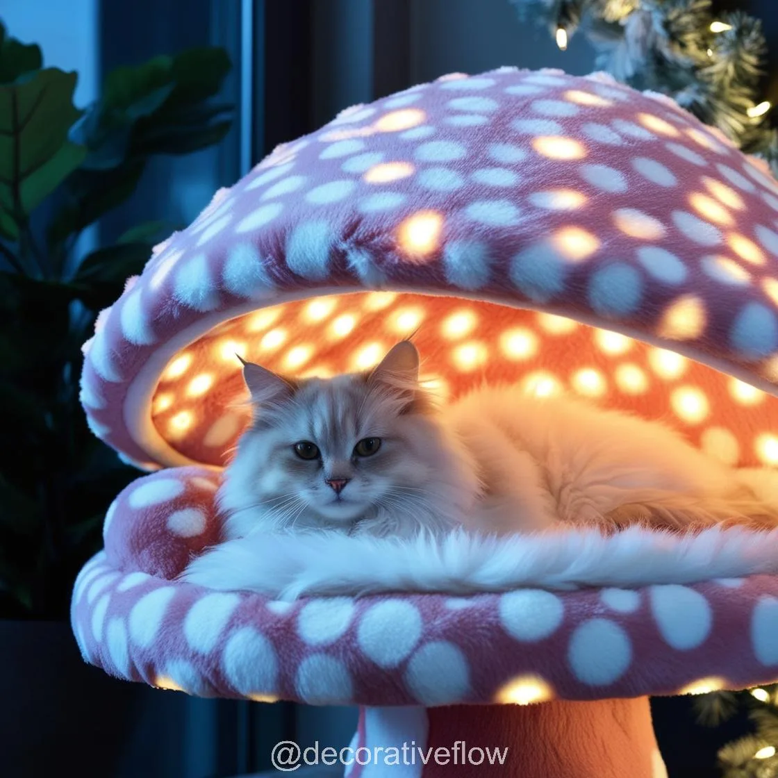 Mushroom Cat Tree: A Unique and Enchanting Haven for Your Feline Friend