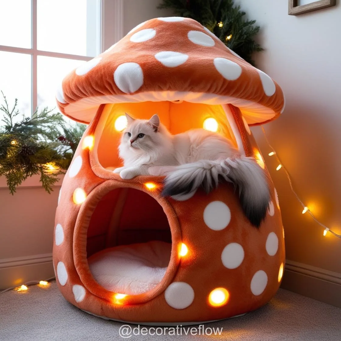 Mushroom Cat Tree: A Unique and Enchanting Haven for Your Feline Friend