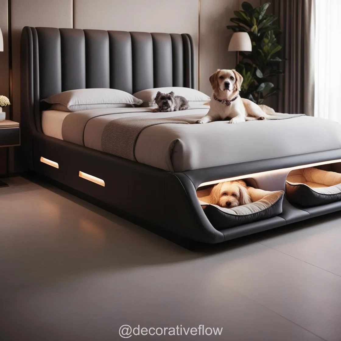 Ultimate Coziness: Explore the Charm of beds with built in dog bed pods