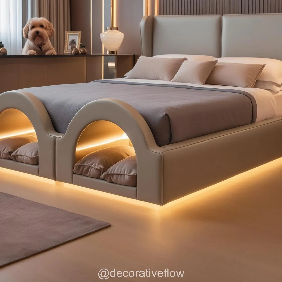 Ultimate Coziness: Explore the Charm of beds with built in dog bed pods