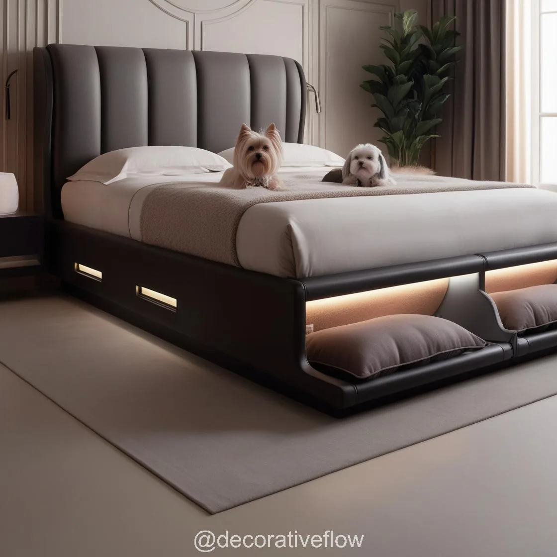 Ultimate Coziness: Explore the Charm of beds with built in dog bed pods