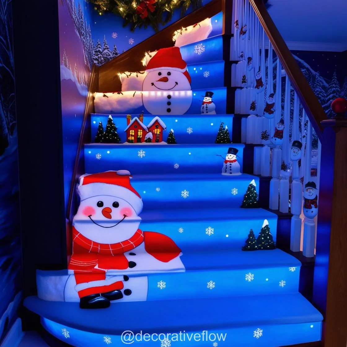 Transform Your Home with a Festive Christmas Staircase: Holiday Decor Ideas to Inspire