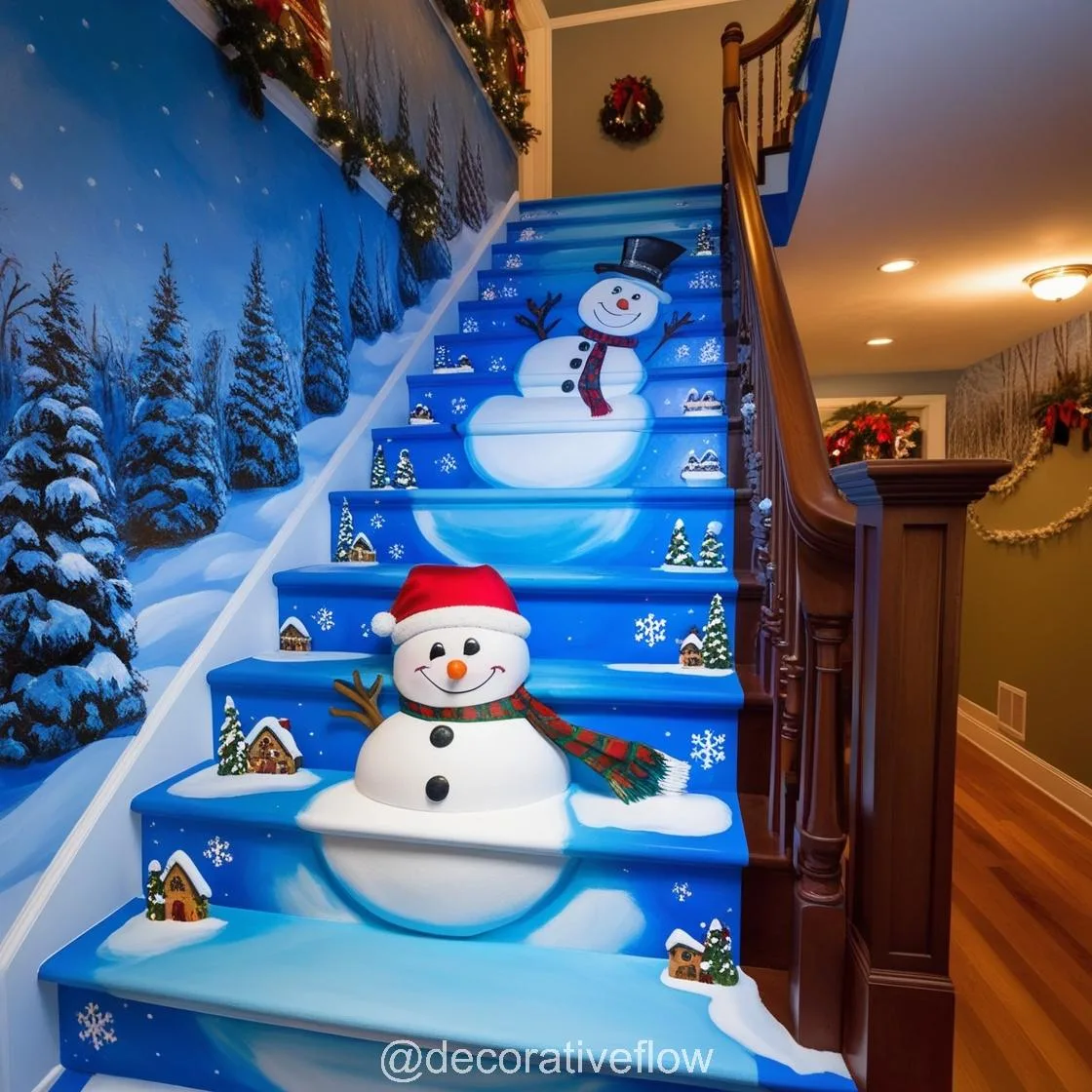 Transform Your Home with a Festive Christmas Staircase: Holiday Decor Ideas to Inspire