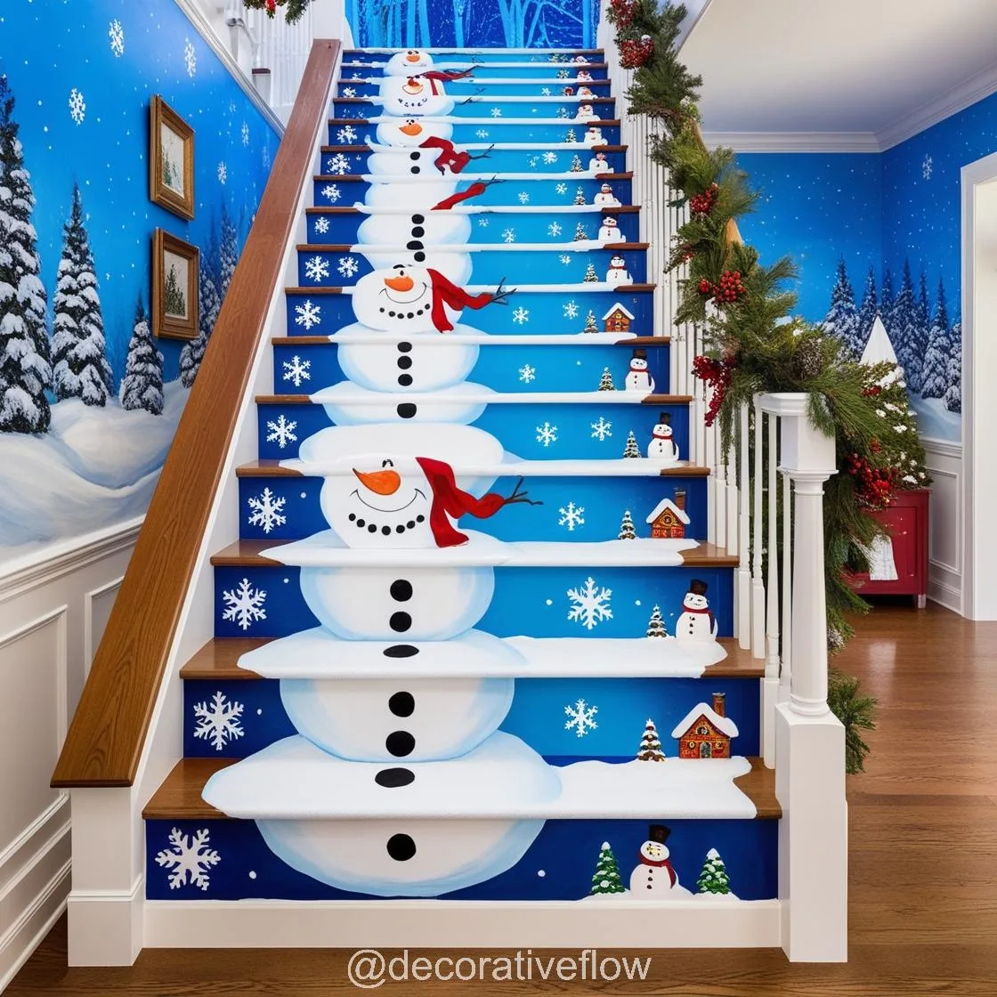 Transform Your Home with a Festive Christmas Staircase: Holiday Decor Ideas to Inspire