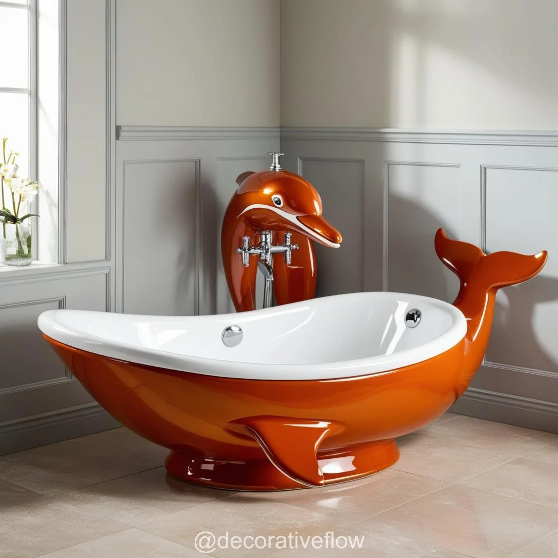 Making Waves in Bathroom Design: The Elegance of Dolphin Bathtubs