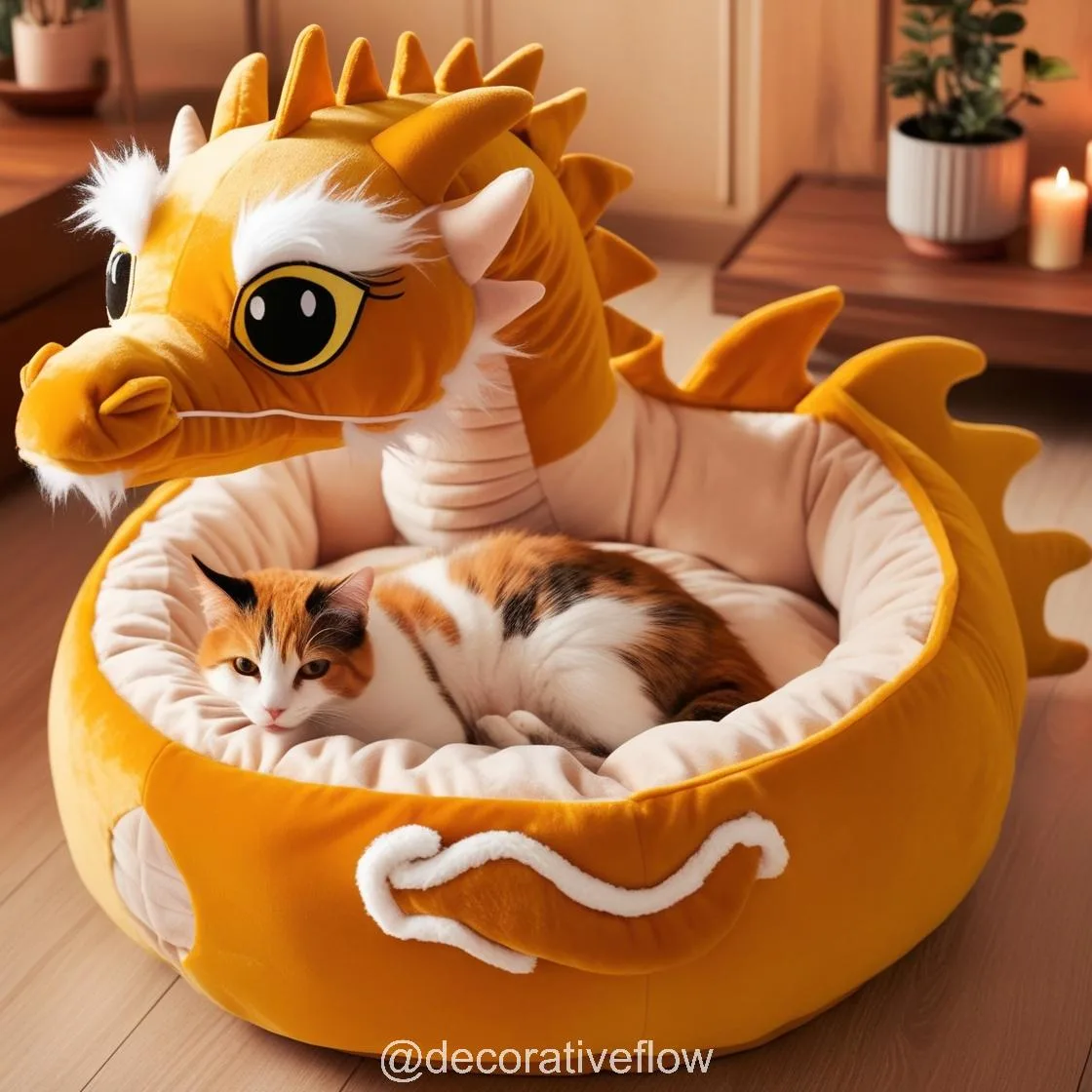 Unleash the Magic: Dragon Cat Beds for Your Feline's Ultimate Comfort