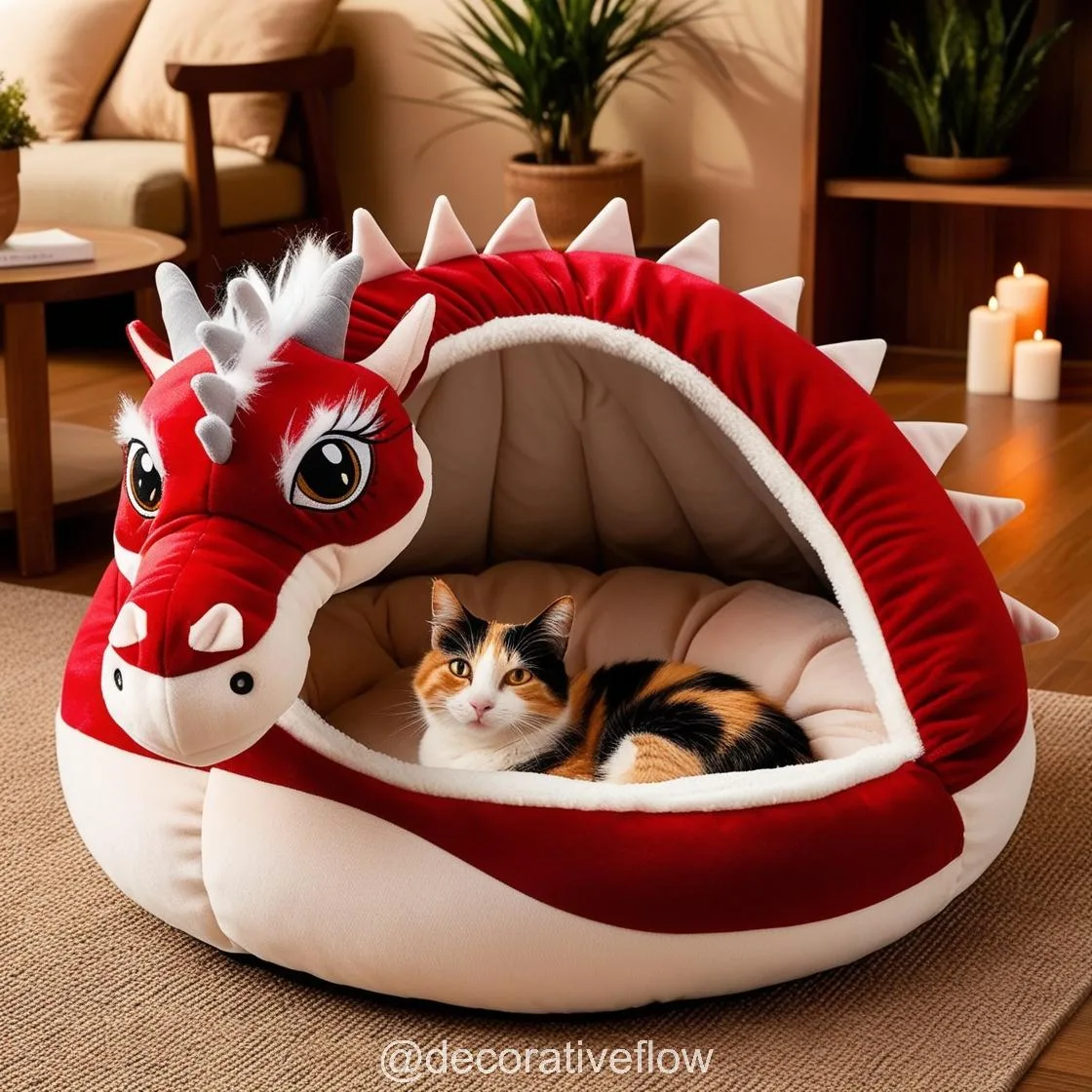 Unleash the Magic: Dragon Cat Beds for Your Feline's Ultimate Comfort