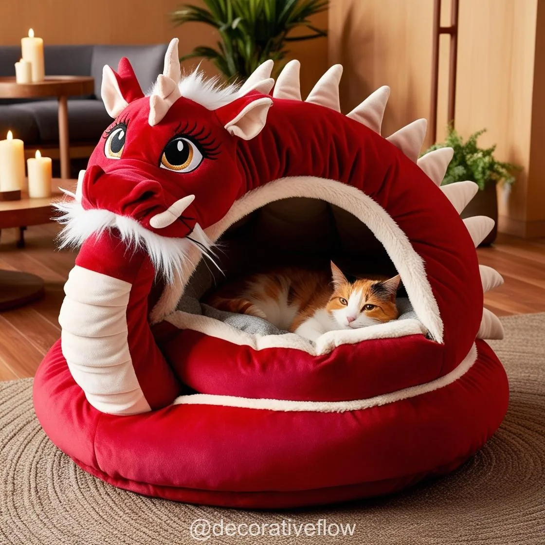 Unleash the Magic: Dragon Cat Beds for Your Feline's Ultimate Comfort