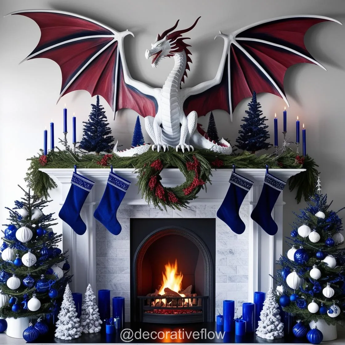 Unleash Mythical Charm: The Enchanting Appeal of Dragon Decorated Fireplaces