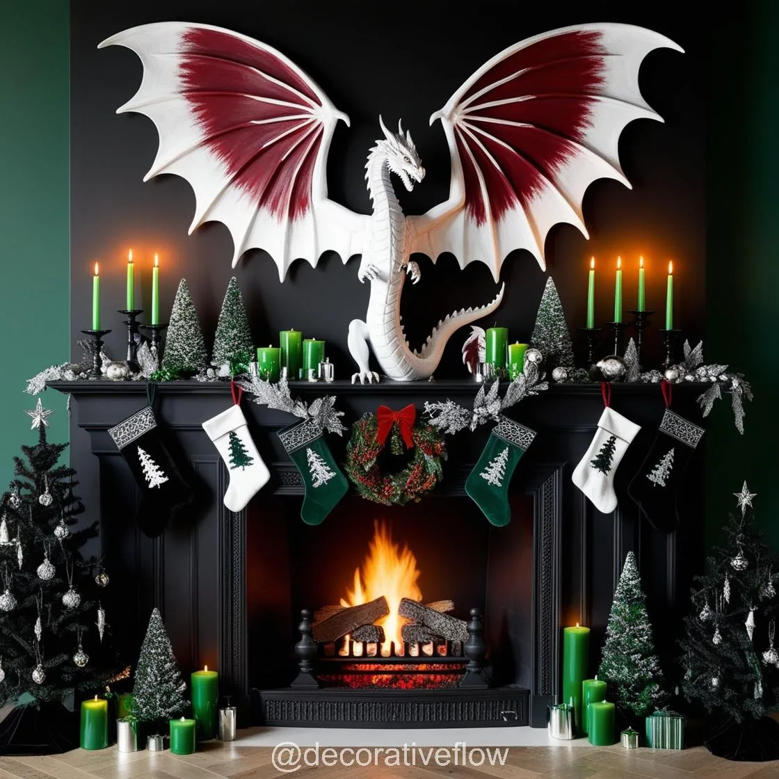 Unleash Mythical Charm: The Enchanting Appeal of Dragon Decorated Fireplaces