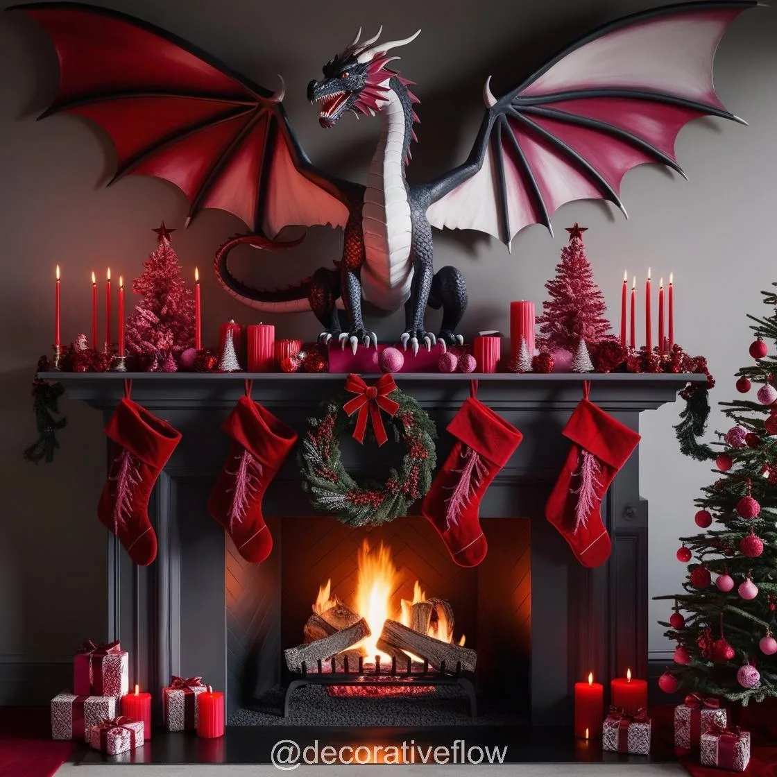 Unleash Mythical Charm: The Enchanting Appeal of Dragon Decorated Fireplaces