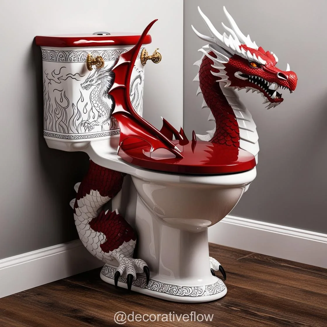 Unleash Mystical Elegance: Transform Your Bathroom with Dragon Toilets