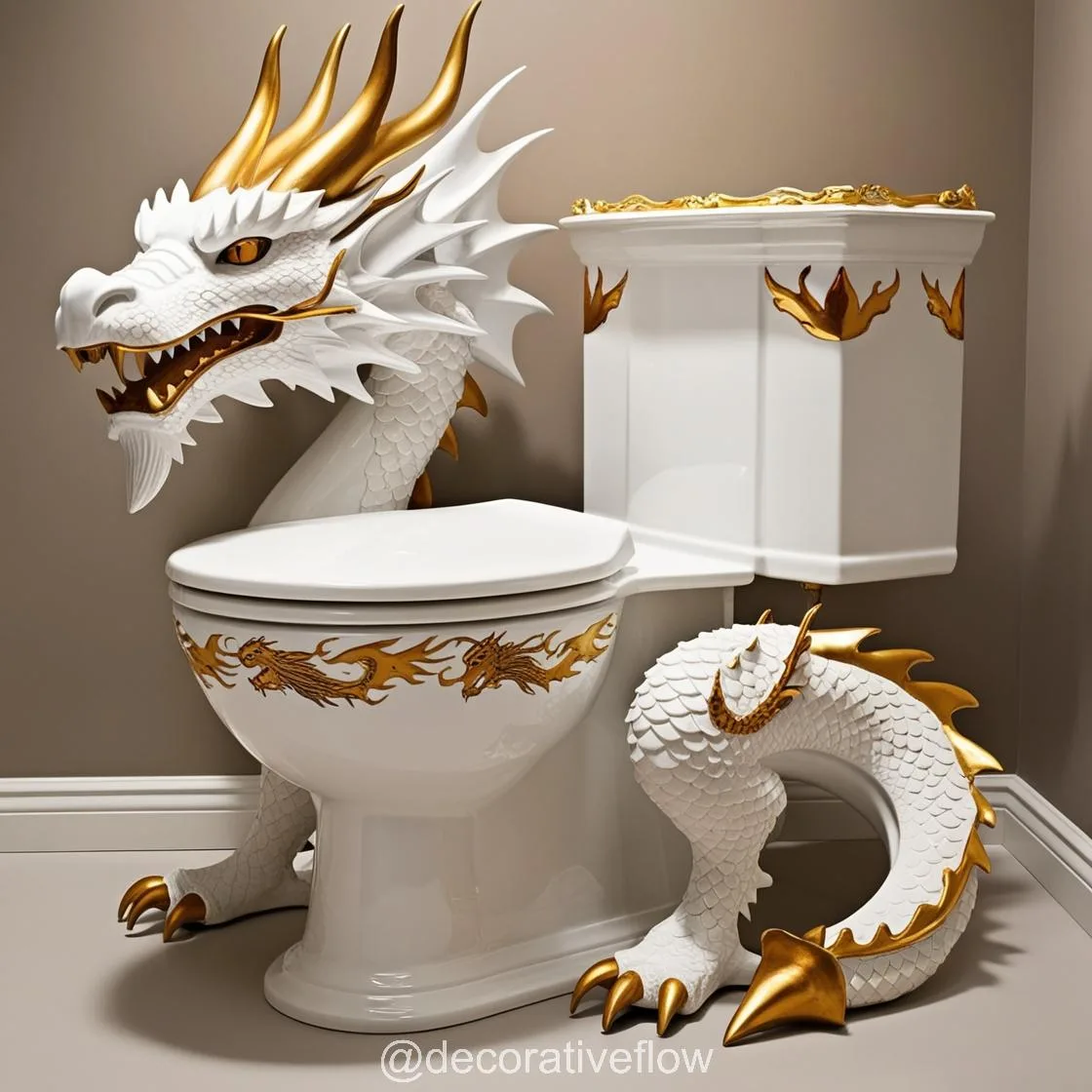 Unleash Mystical Elegance: Transform Your Bathroom with Dragon Toilets