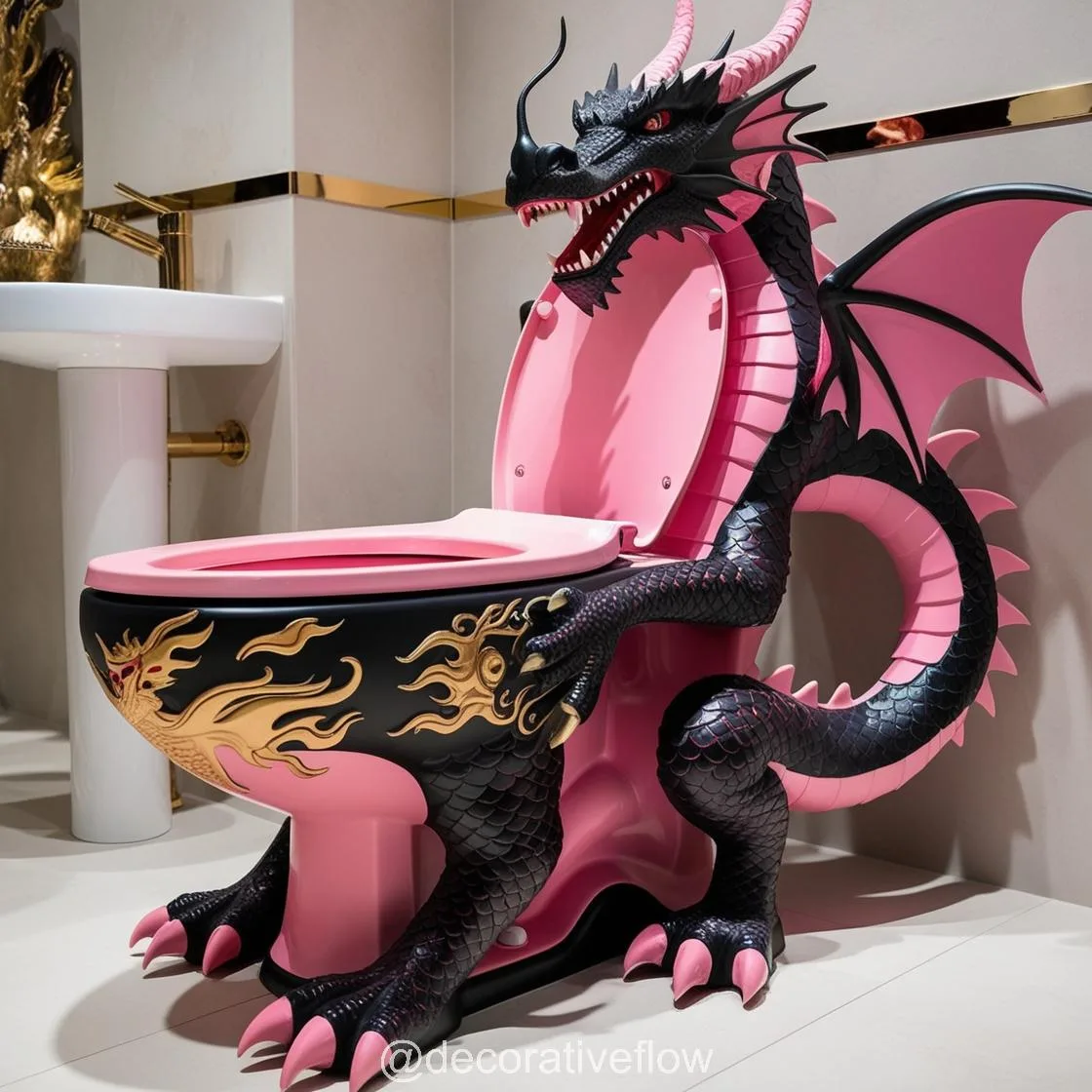 Unleash Mystical Elegance: Transform Your Bathroom with Dragon Toilets