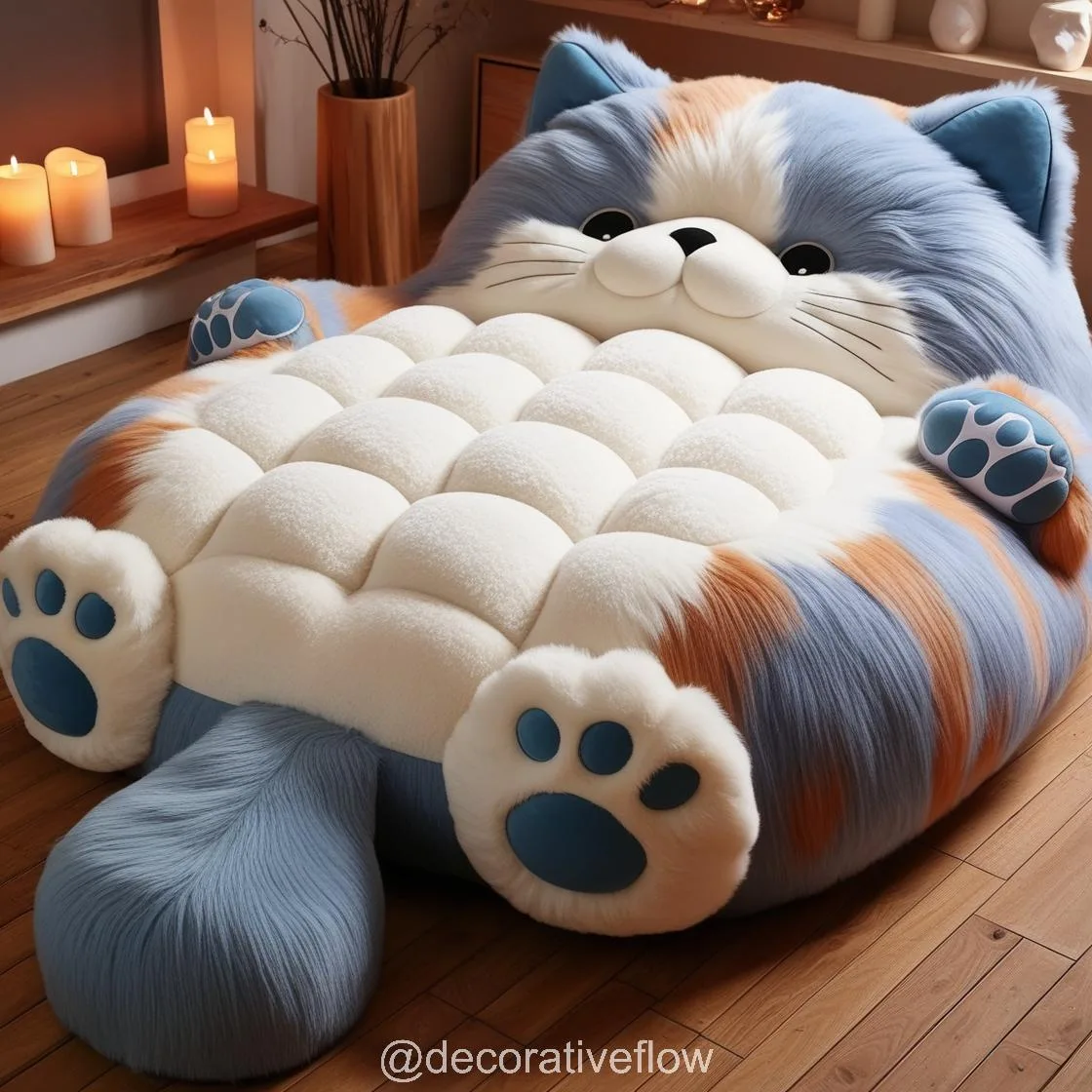 Transform Your Space with the Adorable Charm of a Giant Cat Bed